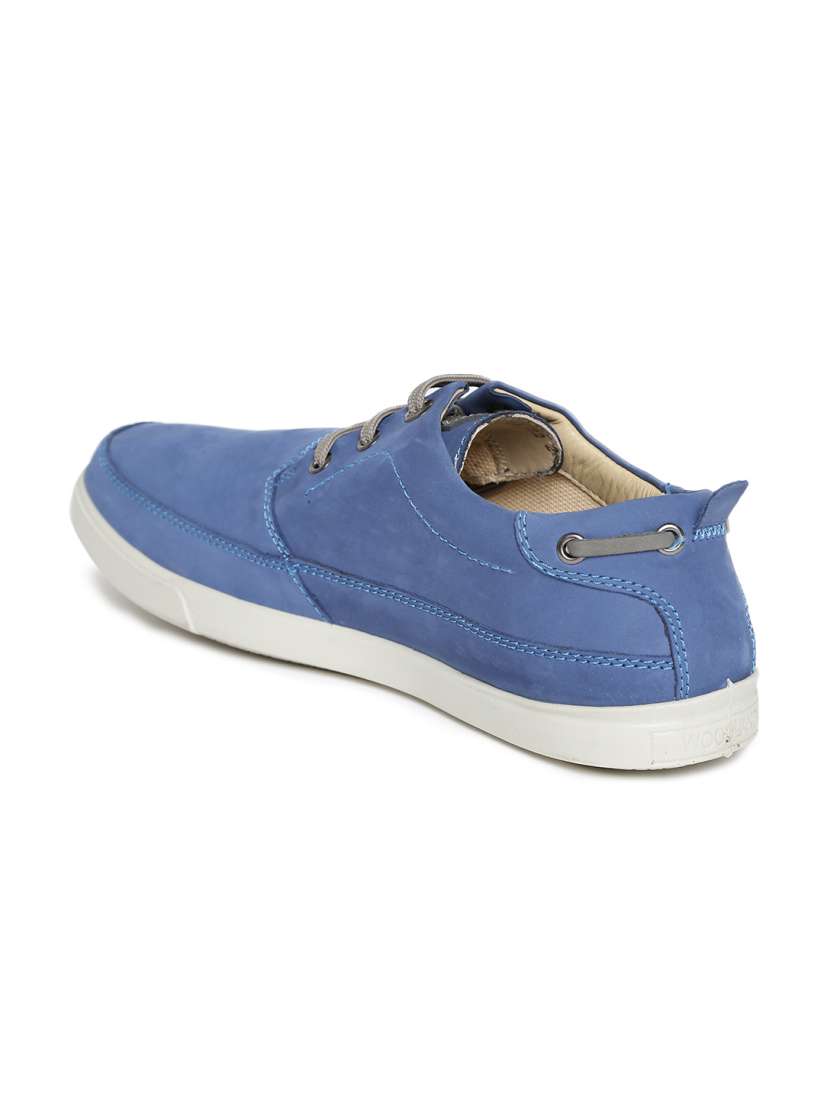 Woodland blue casual shoes deals