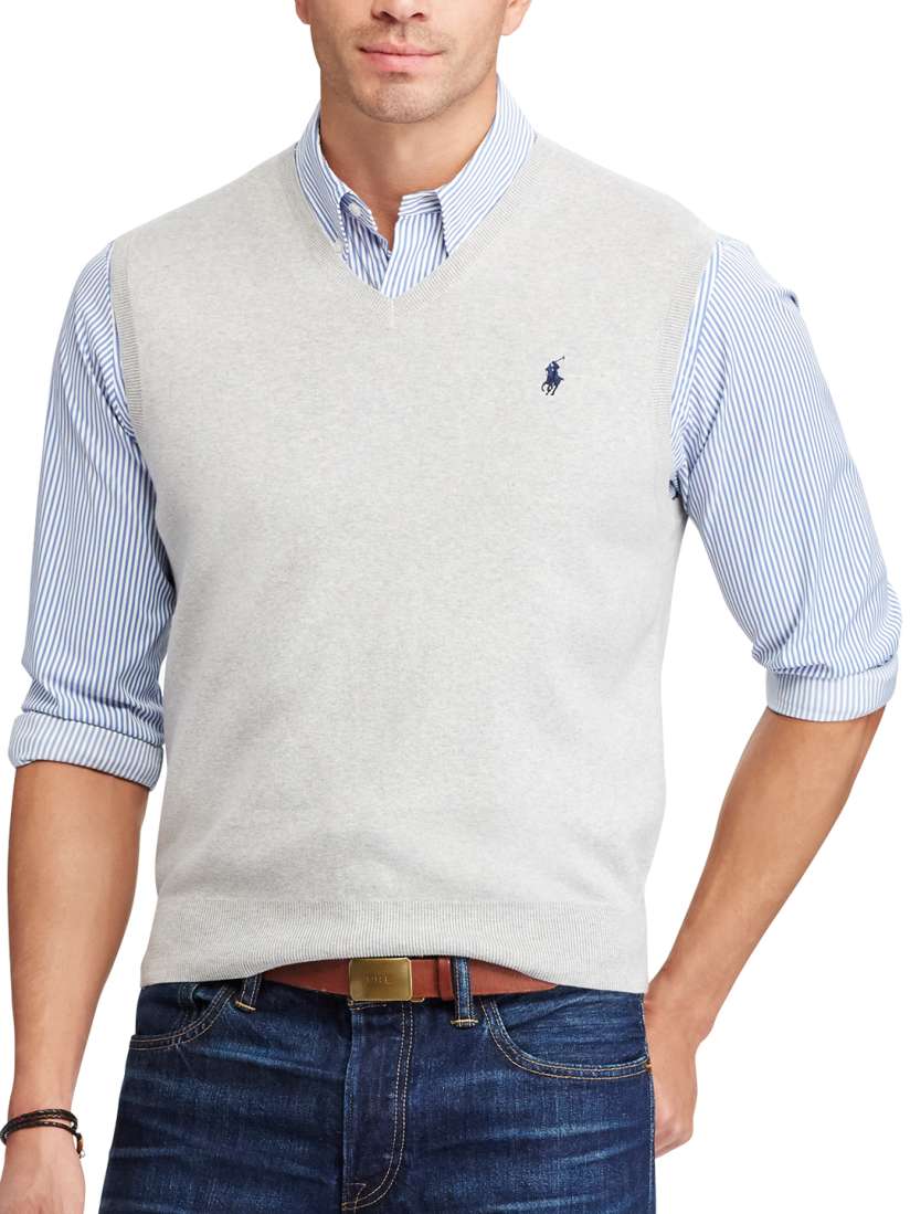 Buy Polo Ralph Lauren Cotton V Neck Vest Sweaters for Men 2004190 Myntra