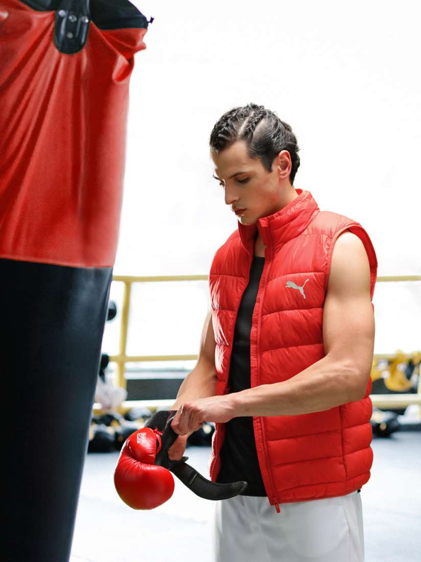 Puma red vest shop