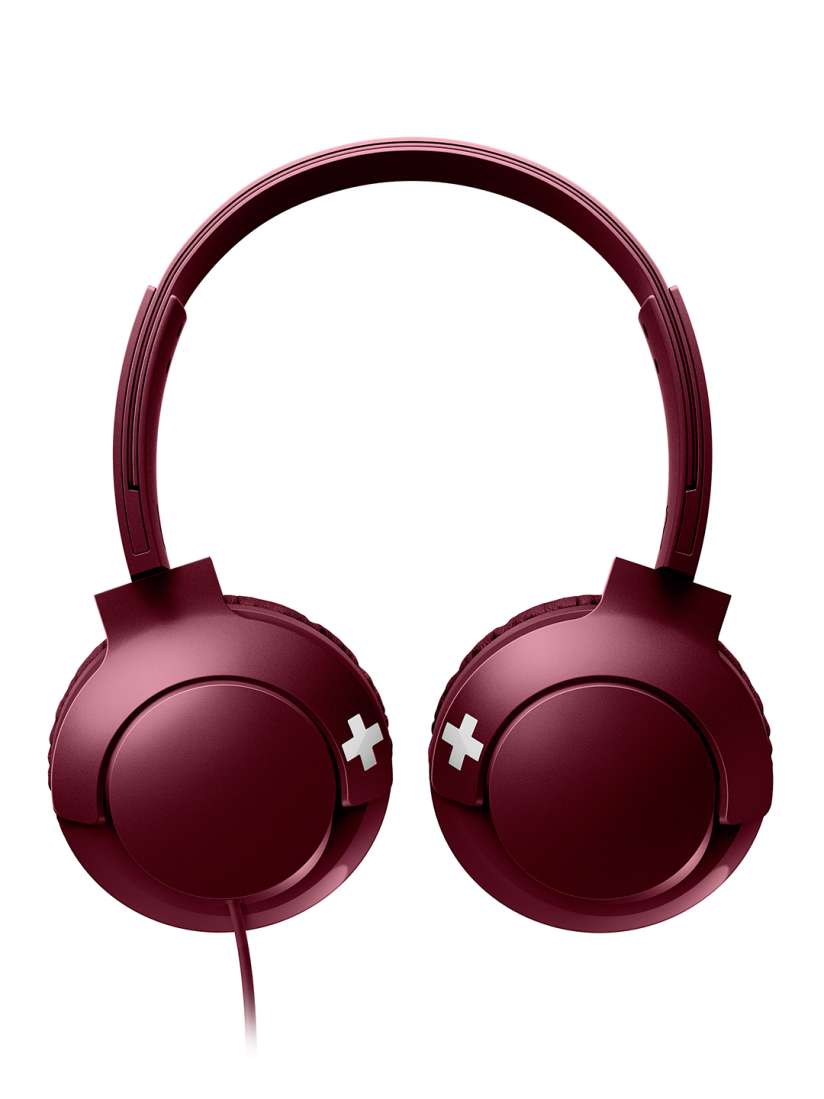 Buy Philips Maroon Over Ear BASS Headphones With Mic SHL3075BK Headphones for Unisex 2004392 Myntra