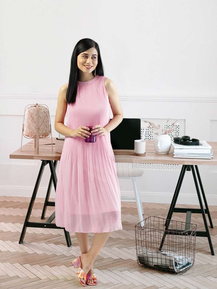 A line dress myntra clearance
