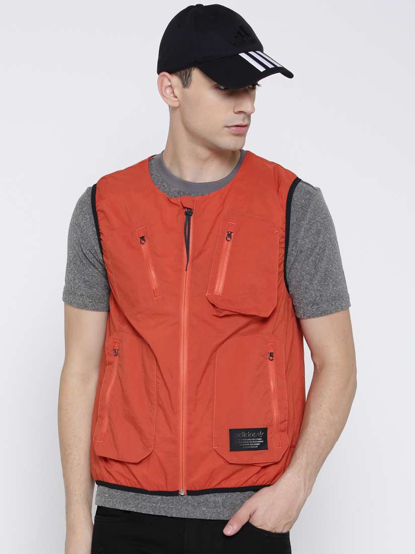 Buy Adidas Originals Men Orange NMD UT VEST Padded Jacket Jackets for Men Myntra