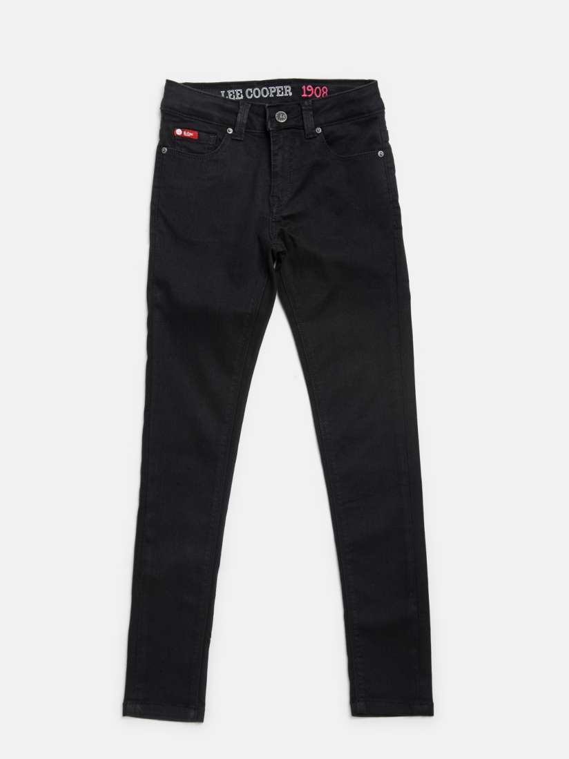 Buy Lee Cooper Girls Black Skinny Fit Clean Look Stretchable Jeans Jeans for Girls 2006503 Myntra