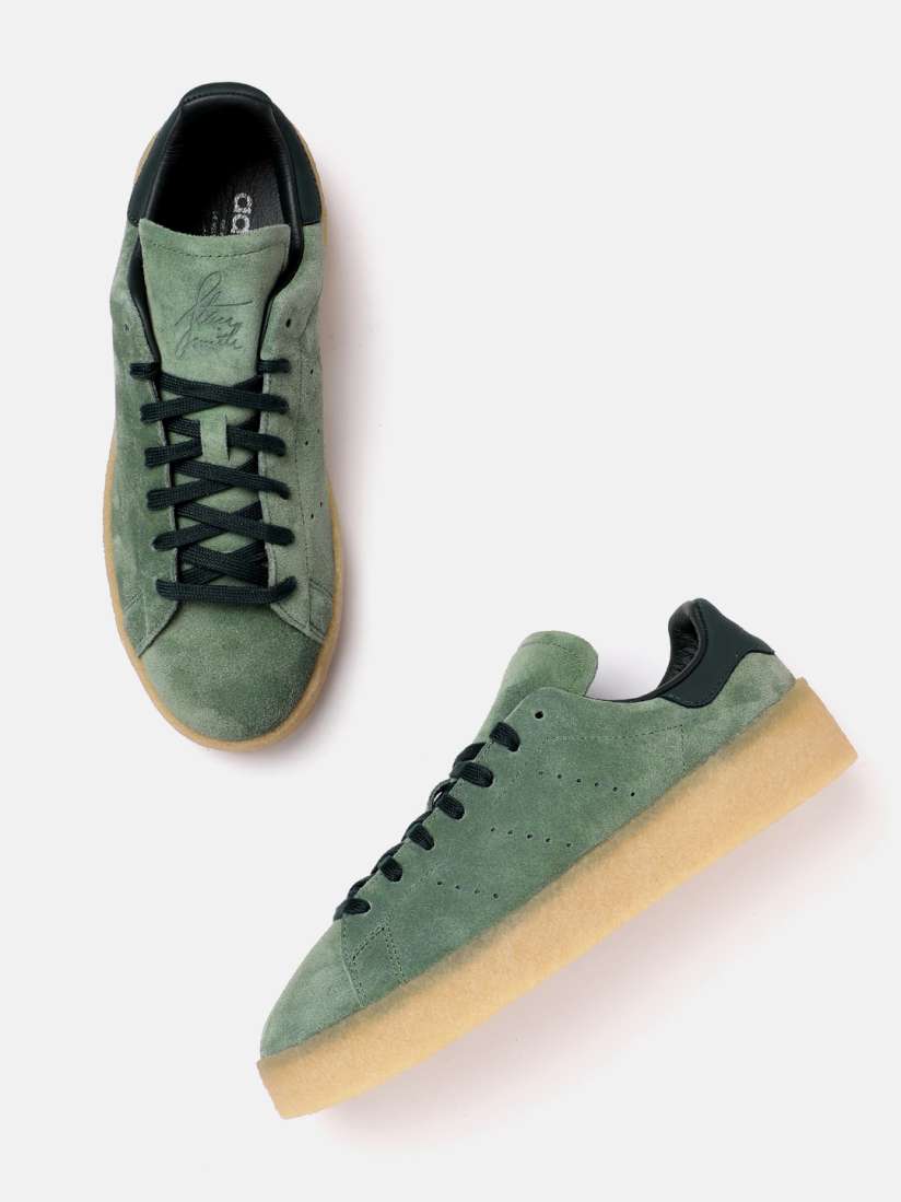 Buy ADIDAS Originals Men Perforated Detail Suede Stan Smith Crepe Sneakers Casual Shoes for Men 20070804 Myntra