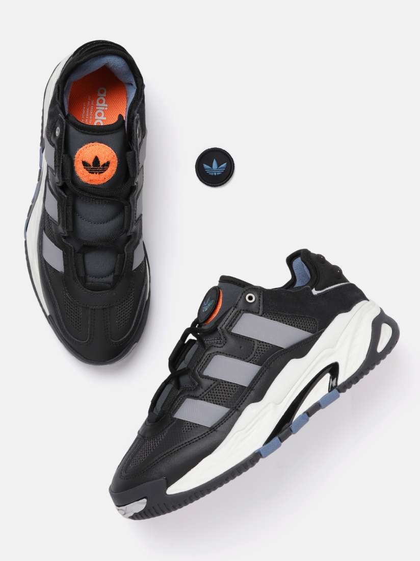 Adidas casual shoes black leather new arrivals