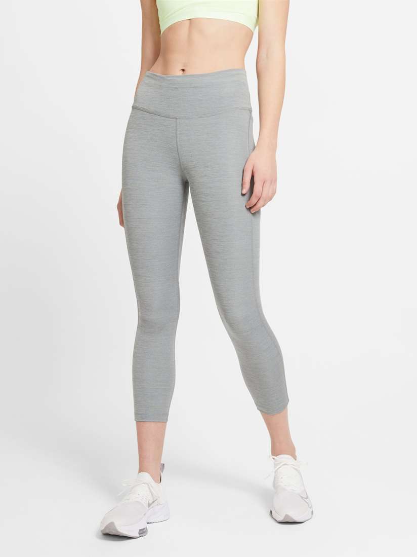 Buy Nike Women Solid Tight Fit Mid Rise AS Dri Fit Fast Crop Running Tights Tights for Women 20073576 Myntra