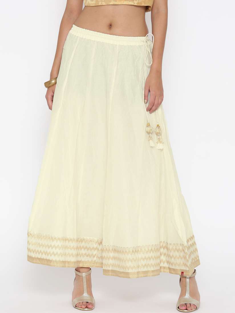 Biba gold pleated skirt best sale