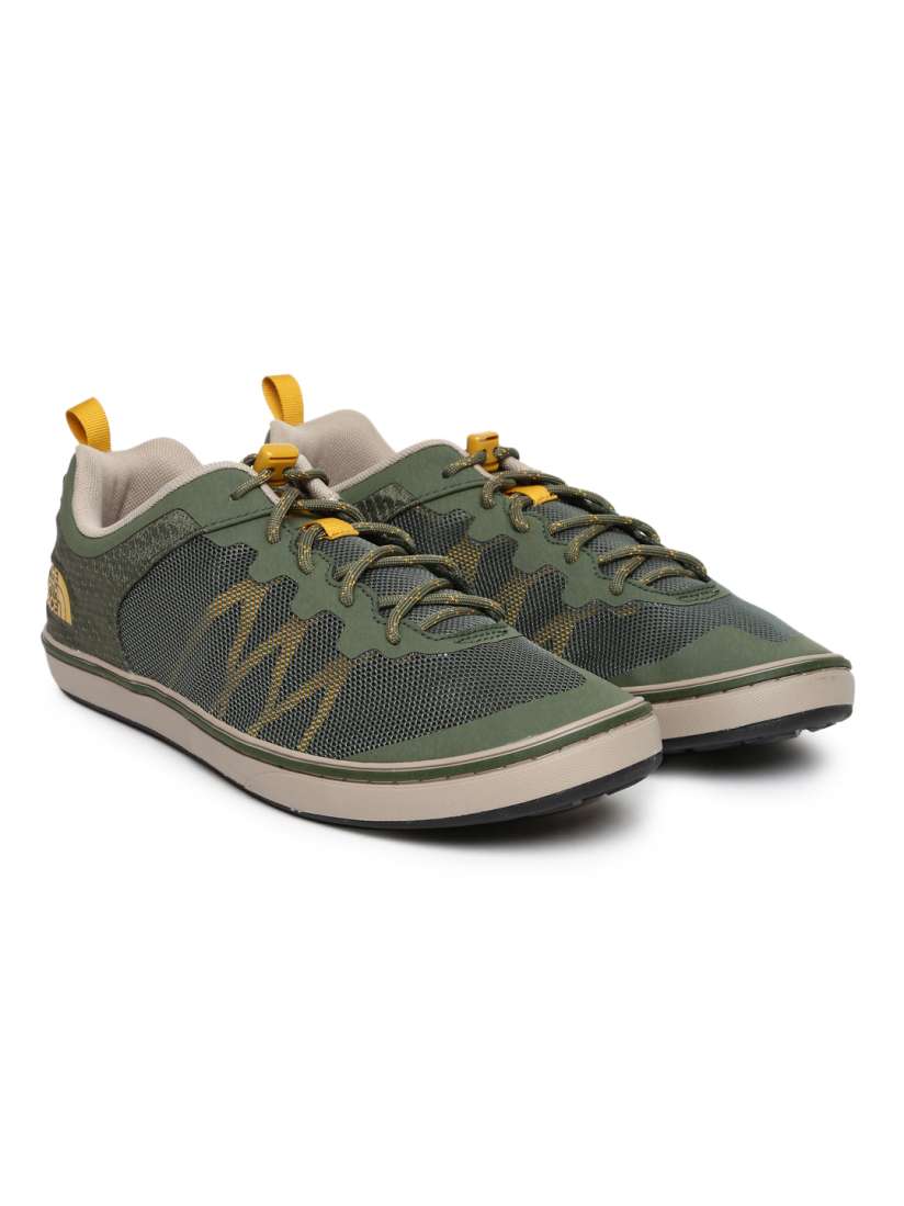 Buy The North Face Men Olive Green BASE CAMP FLOW SNEAKER Trekking Shoes Sports Shoes for Men Myntra