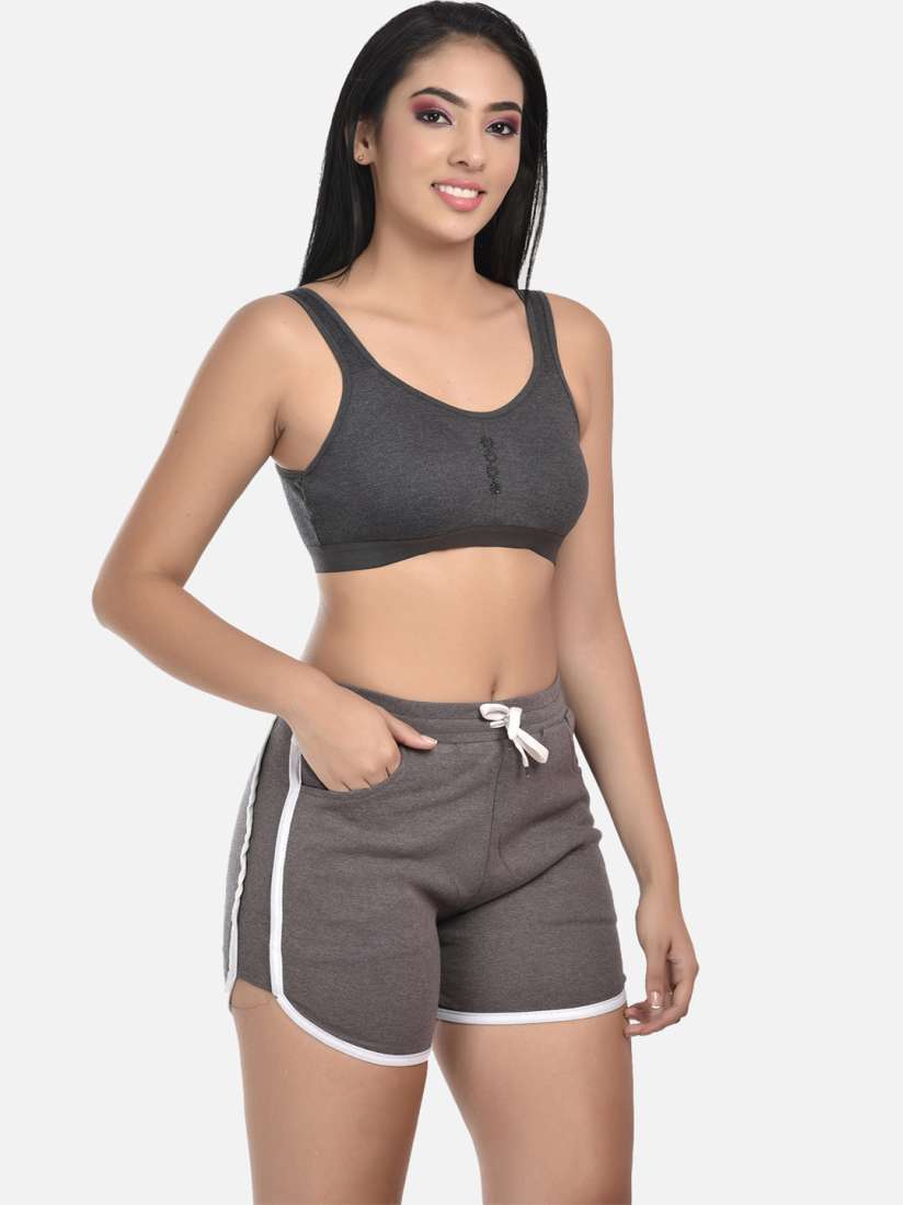 Bra with shorts hot sale