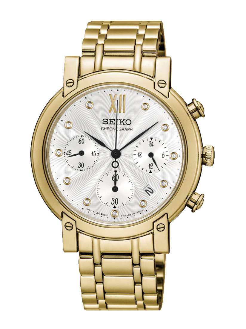 Seiko chronograph women's watch new arrivals