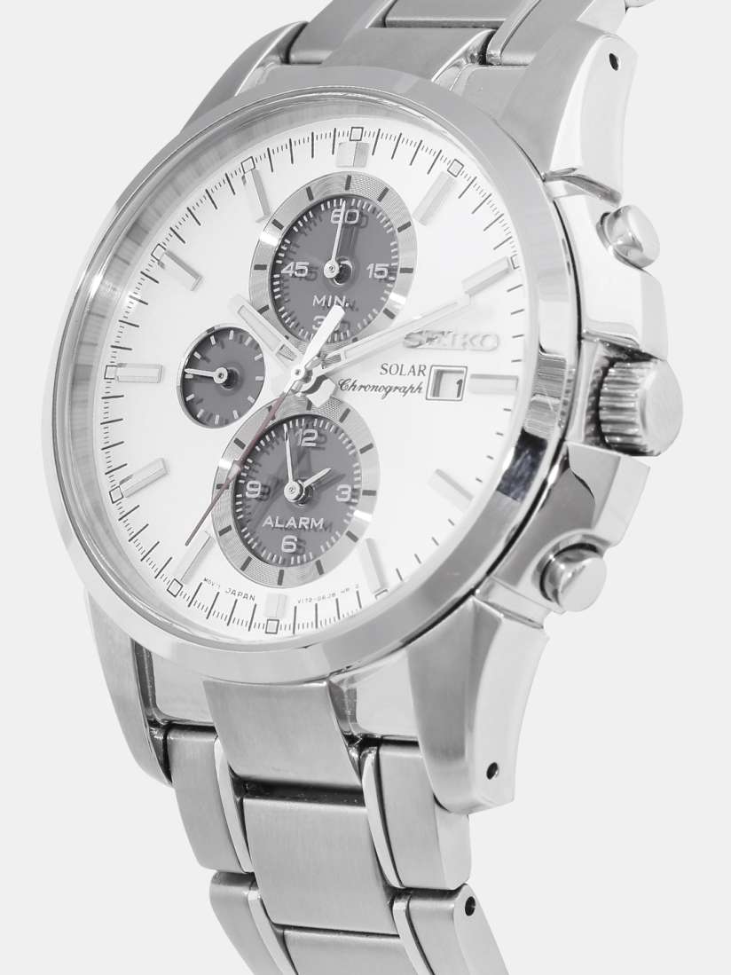 Buy SEIKO Men Off White Solar Chronograph Watch SSC083P1 Watches for Men 2010146 Myntra