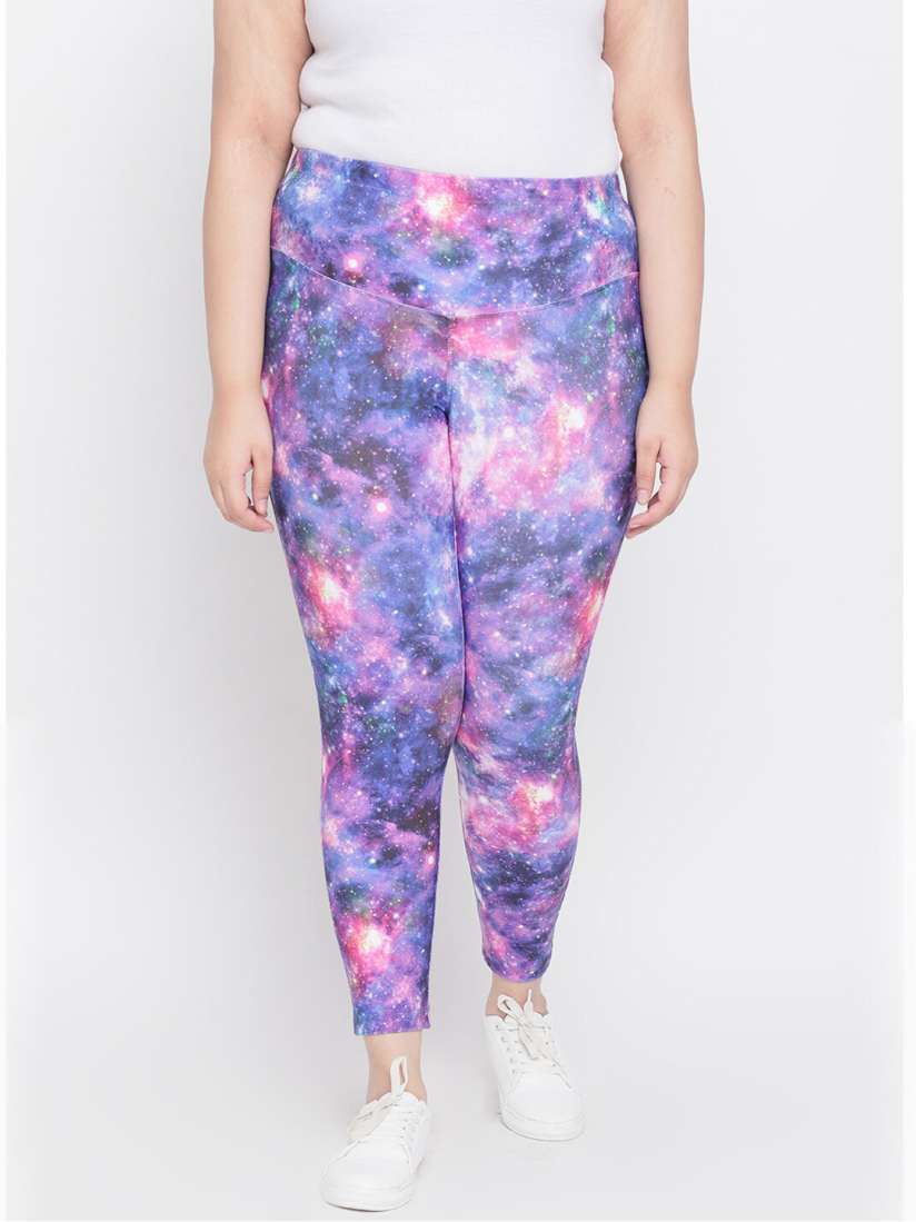 Buy Amydus Women Purple Pink Printed Jeggings Jeggings for Women 20115652 Myntra