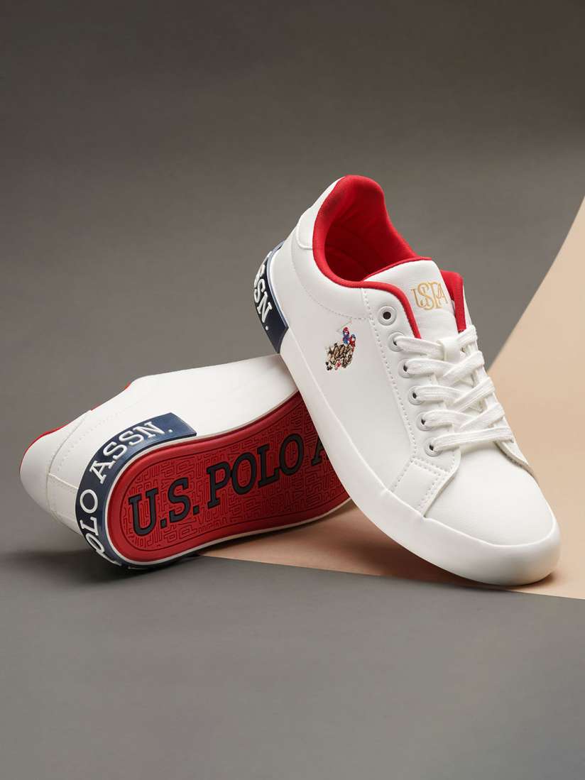 Buy U S Polo Assn Women Off White Solid Sneakers Casual Shoes for Women 20128918 Myntra