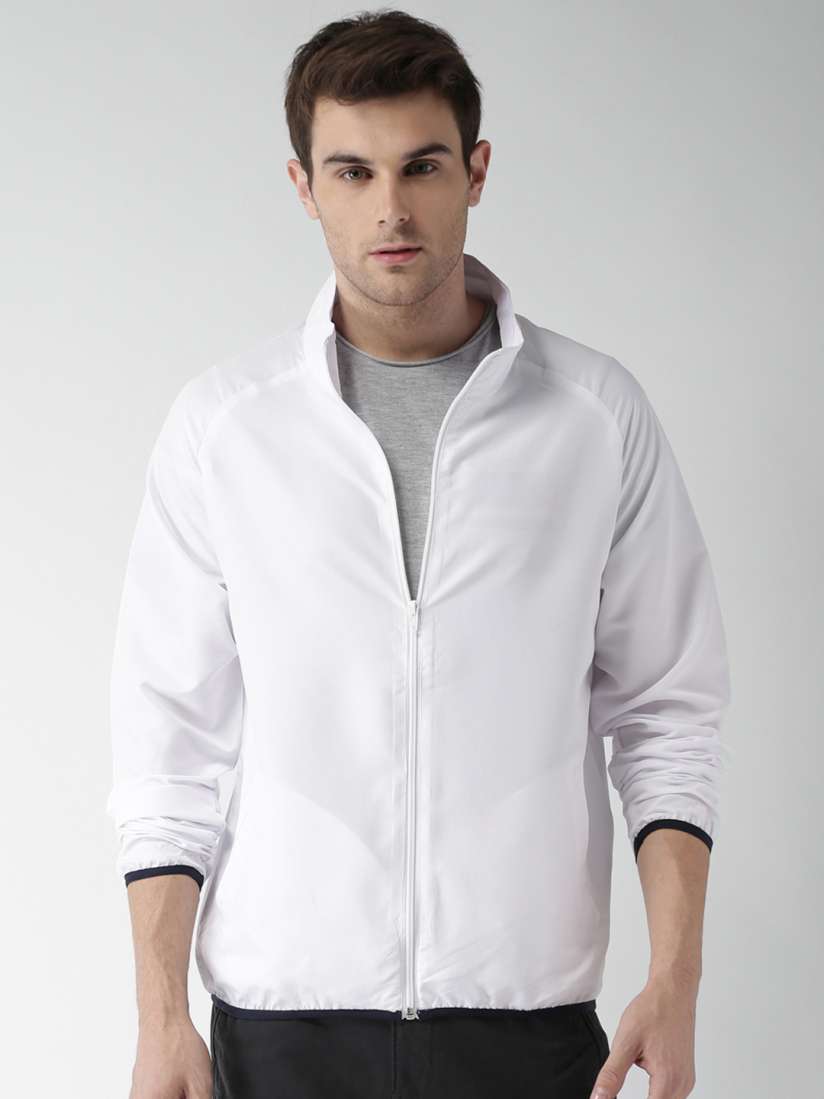 Buy Mast Harbour Men White Solid Lightweight Sporty Jacket Jackets for Men 2013385 Myntra
