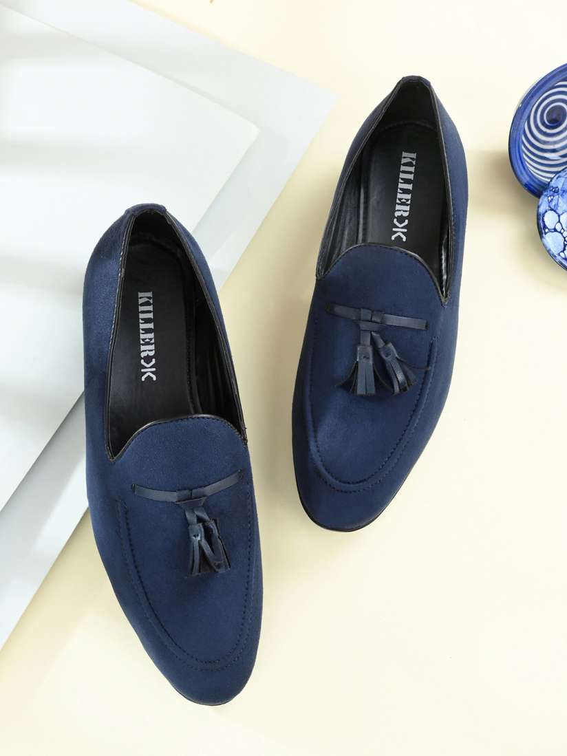Buy Killer Men Navy Blue Solid Tassel Loafers Casual Shoes for Men 20144338 Myntra