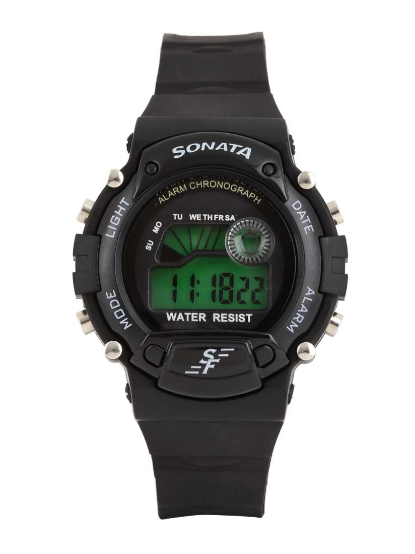 Sonata black watches for mens online
