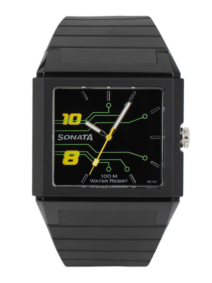 Buy Sonata Men Black Dial Ocean Series Men Analogue Watch ND7988PP01J Watches for Men Myntra