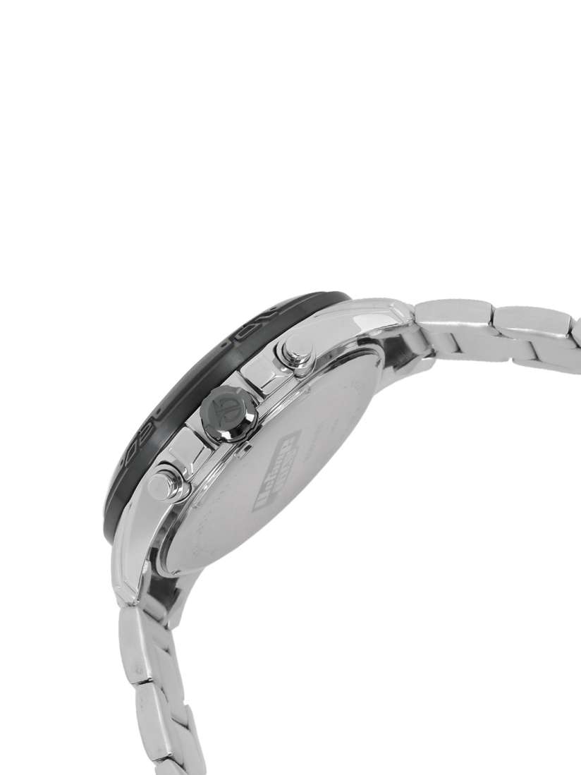 Buy Titan Men Silver Toned Black Analogue Watch 90047KM01 Watches for Men 2014678 Myntra