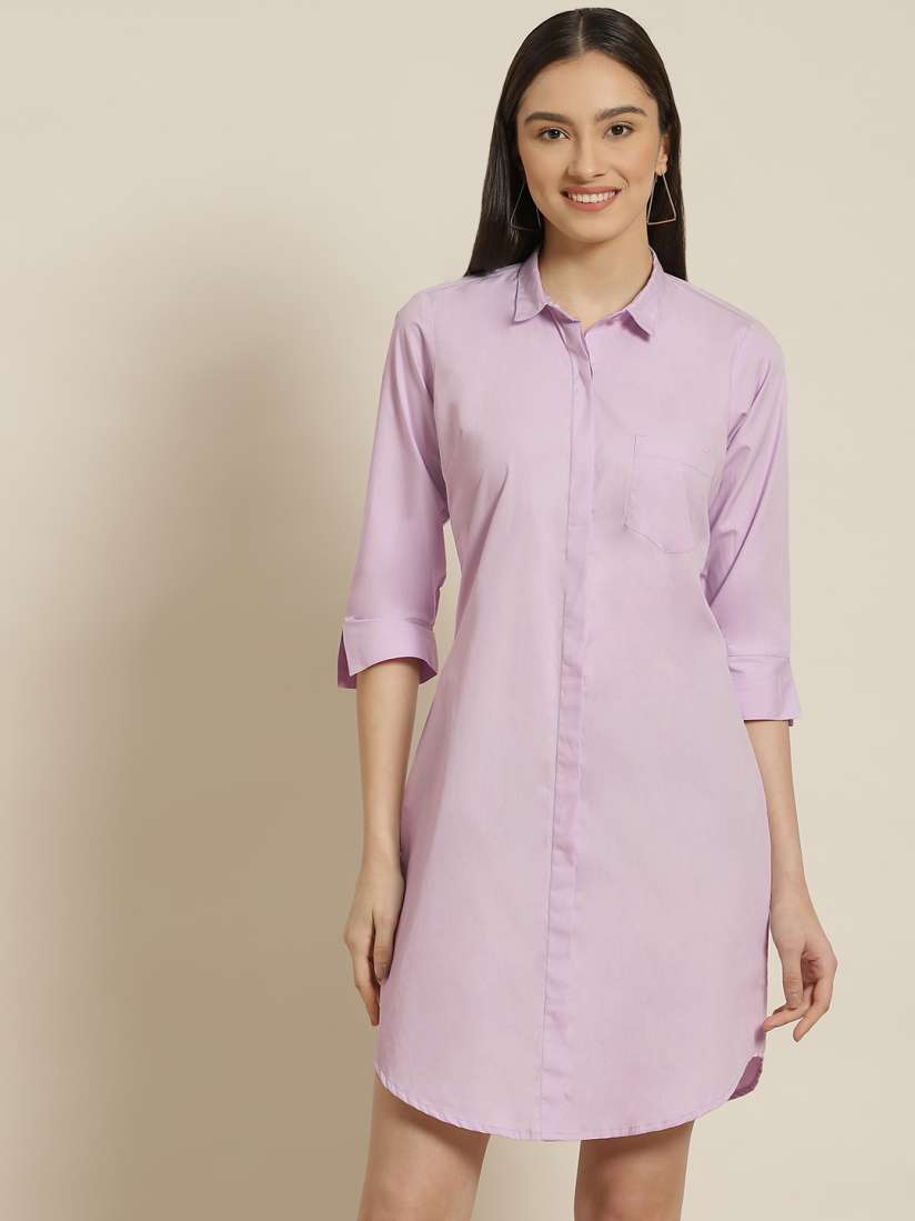 Evening shirt dress women's cheap