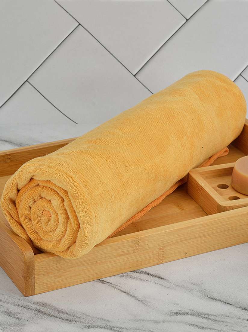 Black and yellow bath towels clearance