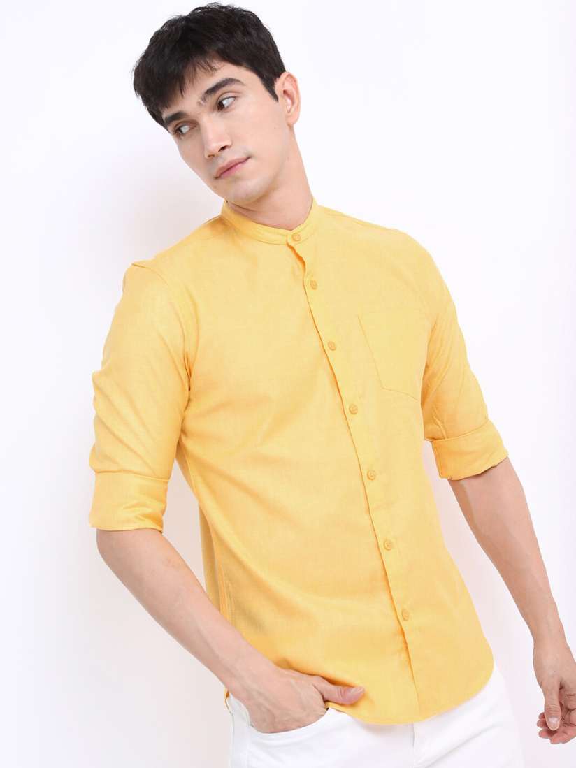 Buy KETCH Men Yellow Slim Fit Casual Shirt Shirts for Men 20151578 Myntra