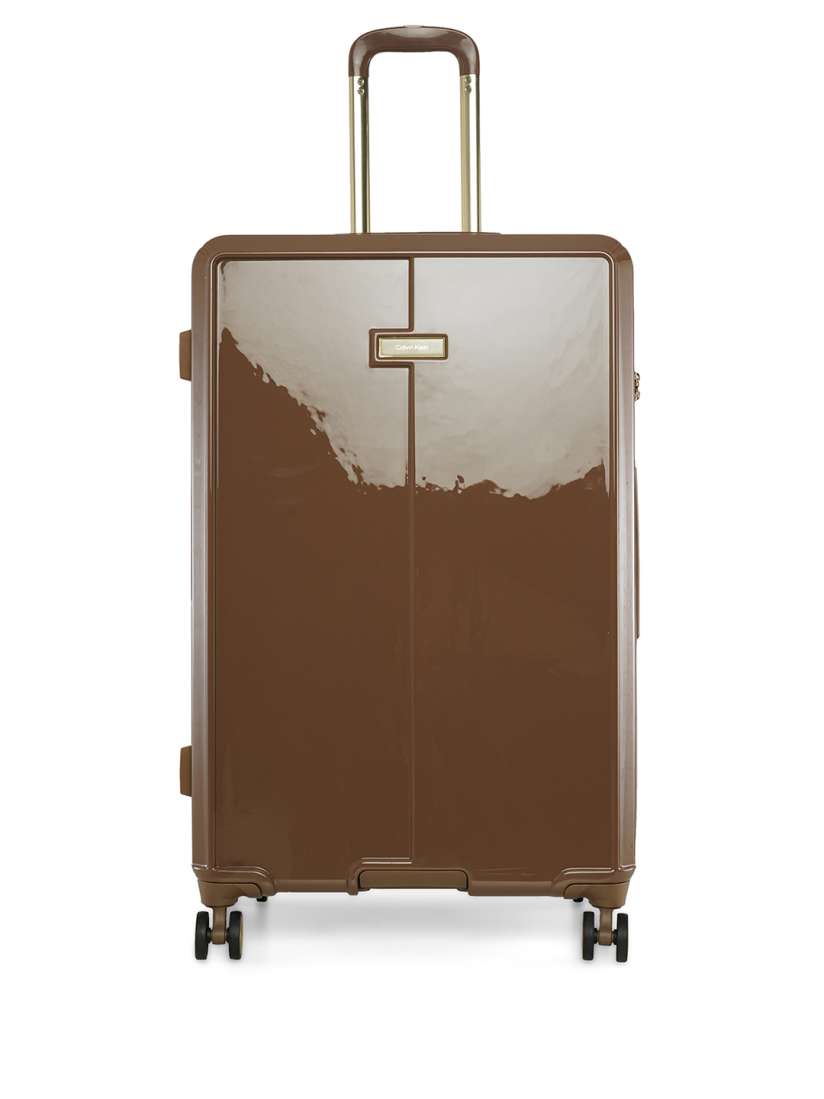 Buy Calvin Klein Physique Range Otter Color Hard Case Abs Pc Film Large Size Luggage Trolley Bag for Unisex 20152406 Myntra