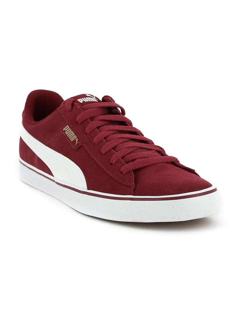 Buy Puma Unisex Maroon 1948 Vulc Suede Sneakers Casual Shoes for Unisex 2016356 Myntra