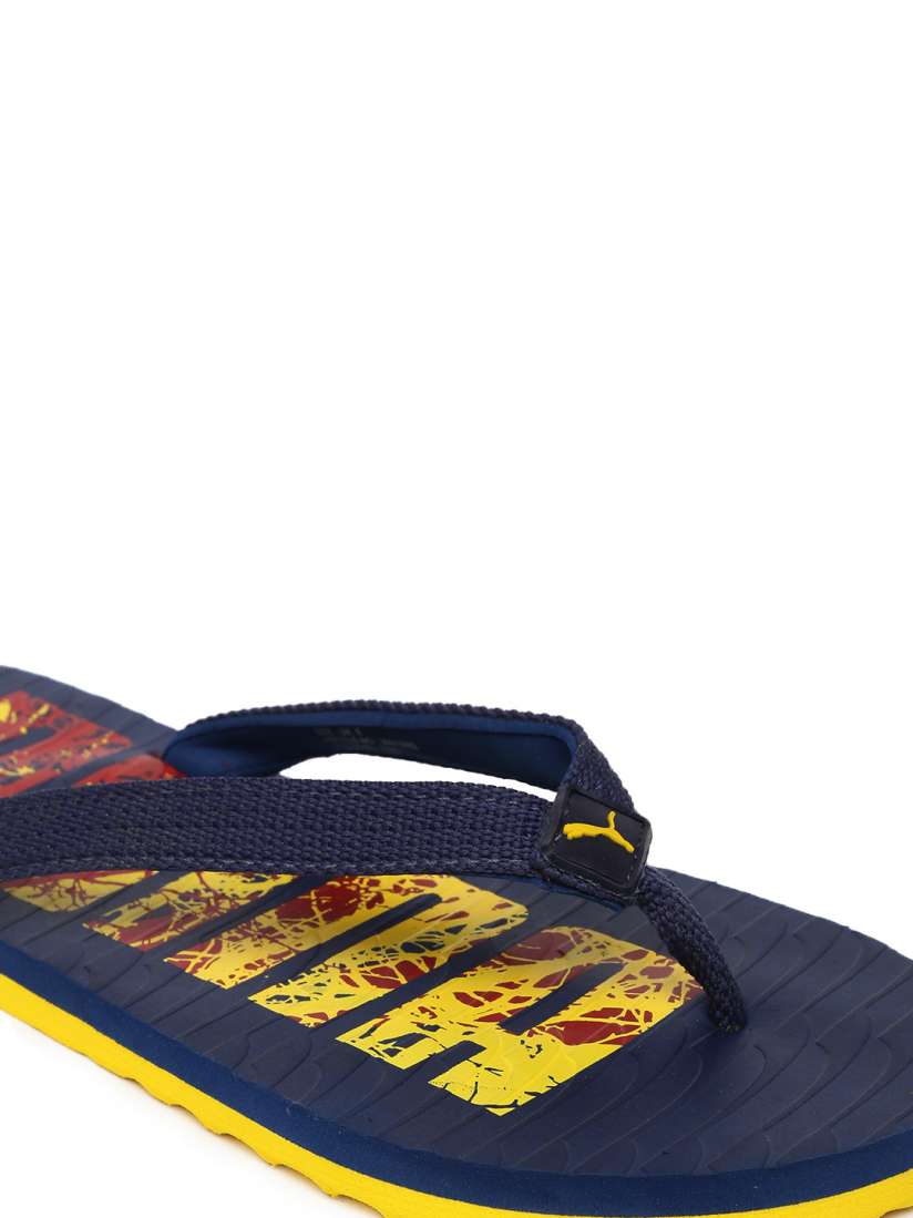 Buy Puma Unisex Navy Printed Miami Fashion DP Flip Flops Flip Flops for Unisex 2016645 Myntra