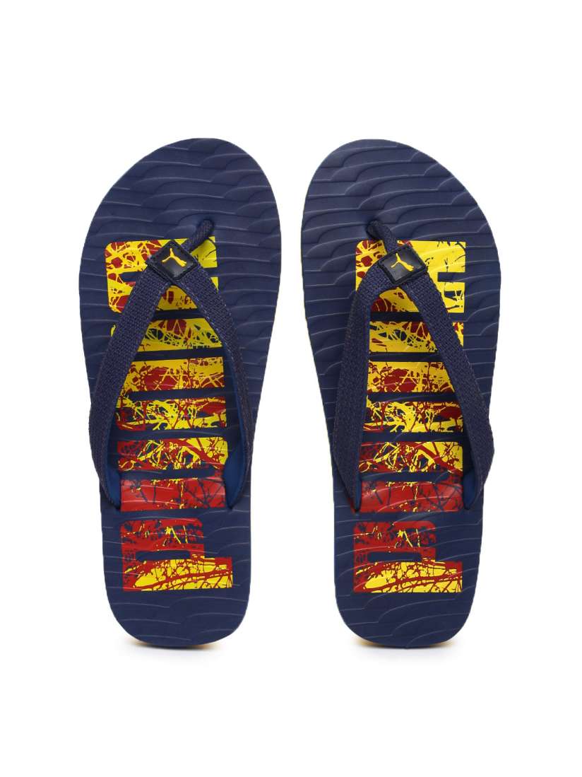 Buy Puma Unisex Navy Printed Miami Fashion DP Flip Flops Flip Flops for Unisex 2016645 Myntra