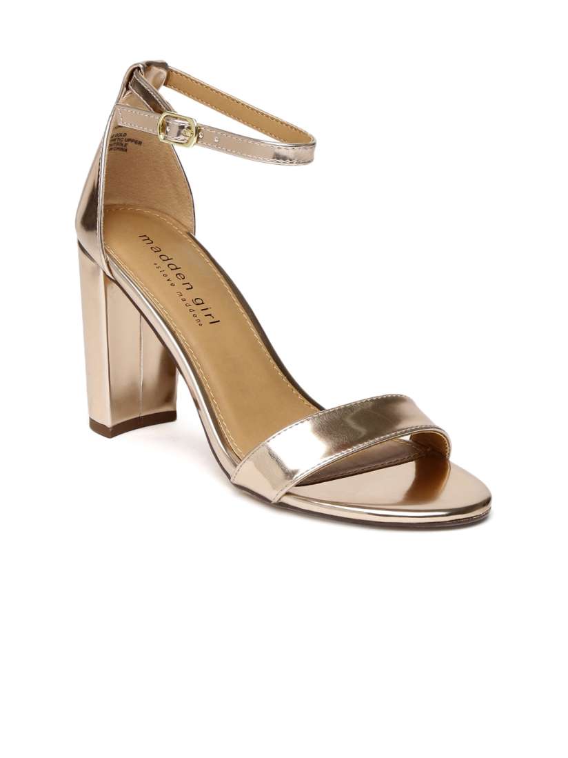 Buy Steve Madden Women Rose Gold Toned Solid Sandals Heels for Women 2016922 Myntra