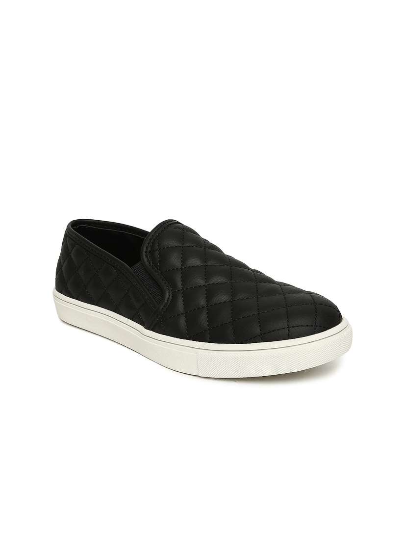 Buy Steve Madden Women Black ECENTRCQ Slip On Sneakers Casual Shoes for Women 2016930 Myntra