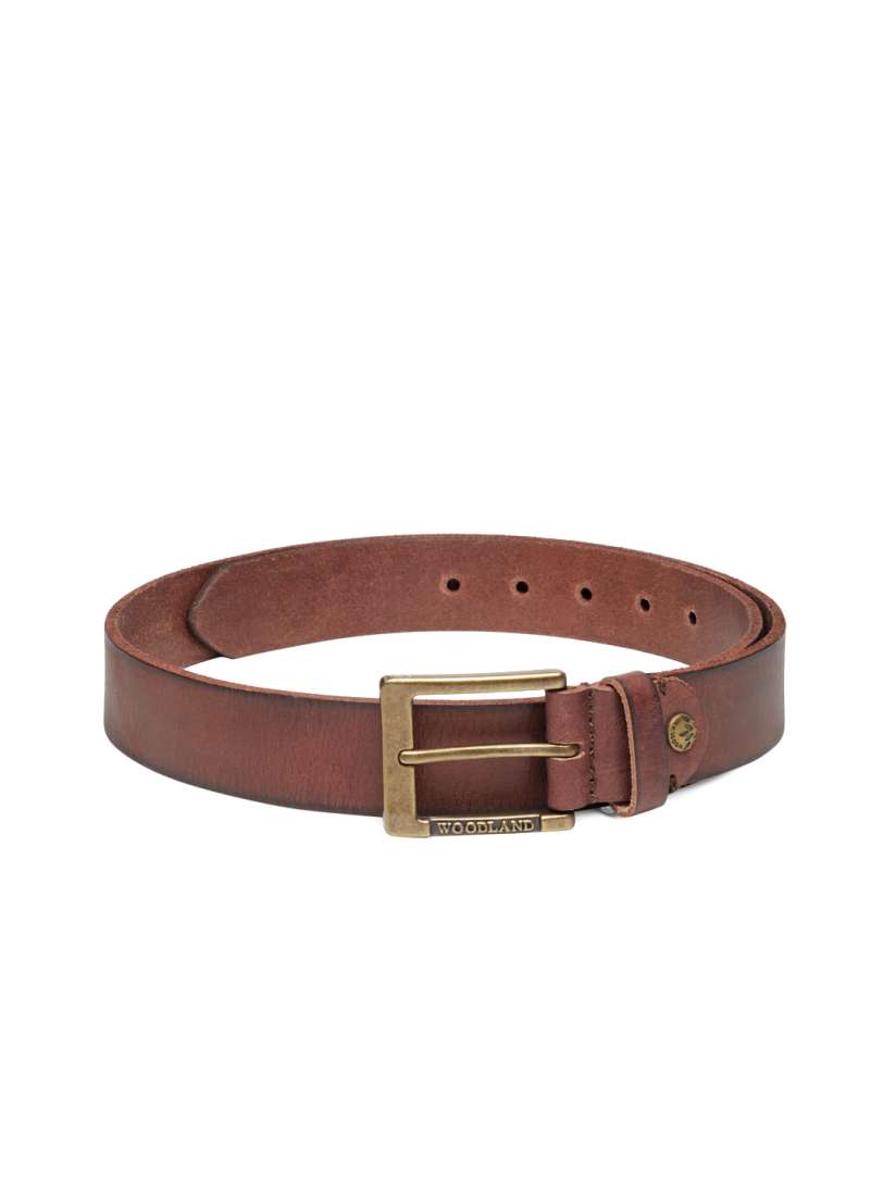 Buy Woodland Men Coffee Brown Genuine Leather Solid Belt Belts for Men 2017134 Myntra