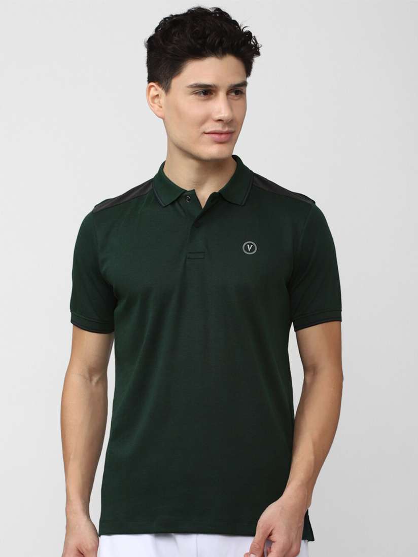 Buy Van Heusen Flex Men Polo Collar Sports Golf T shirt Tshirts for Men 20172420 Myntra