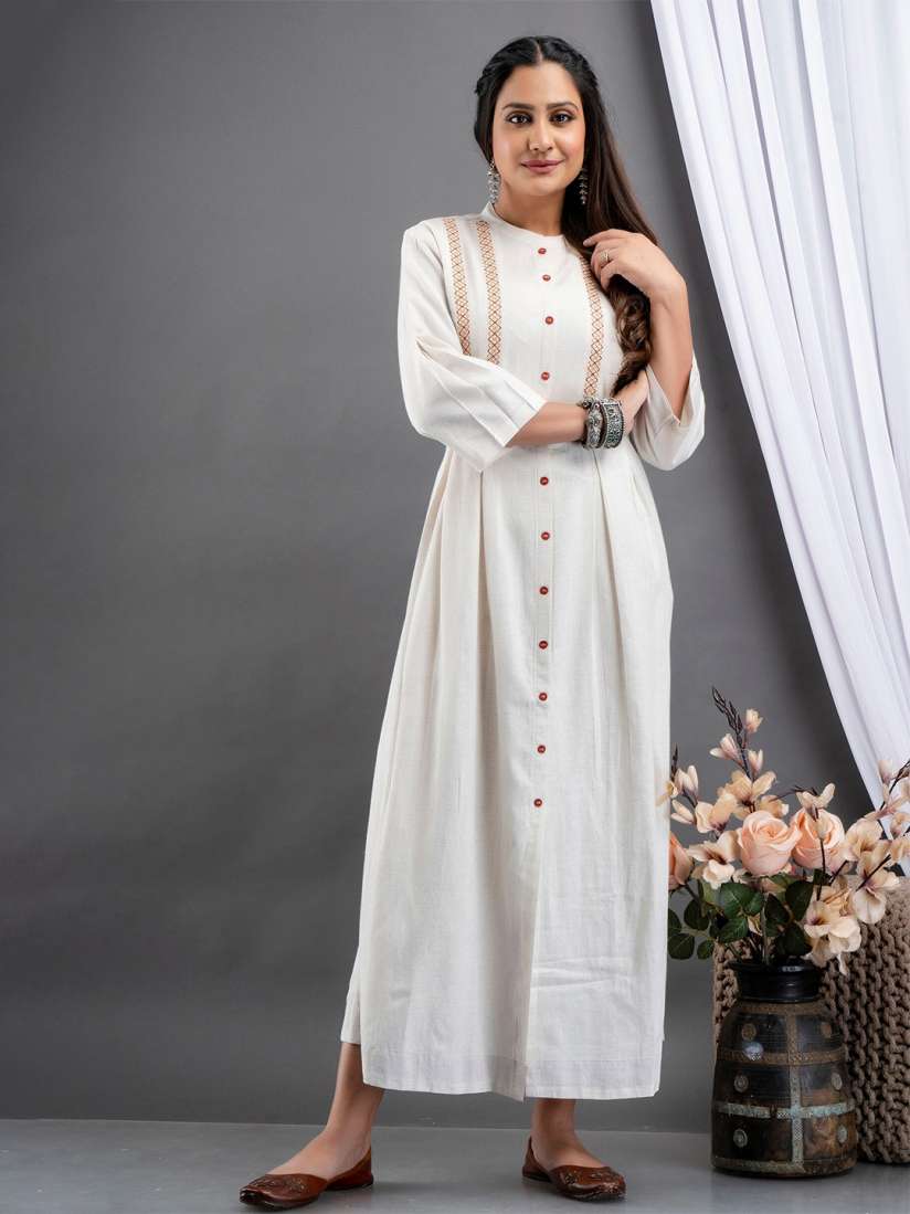 Buy SUTI Women White Maxi Dress Dresses for Women 20173876 Myntra