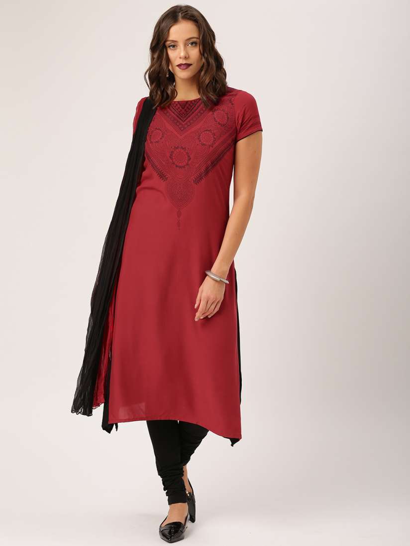 Black churidar design online