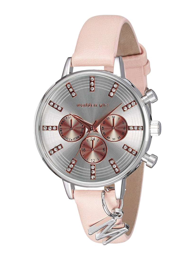 Buy Madden Girl Women Silver Toned Analogue Watch SMGW021 Watches for Women 2018457 Myntra