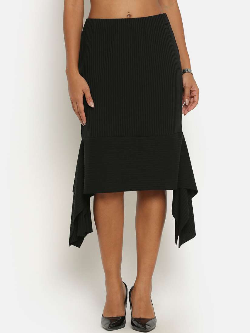 Buy OFFICE YOU Women Striped Formal Midi Pencil Skirt Skirts for Women 20190234 Myntra