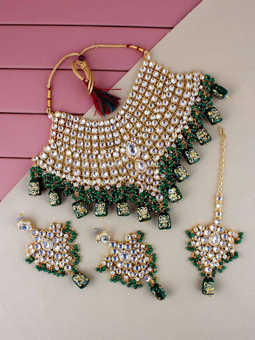 Buy LUCKY JEWELLERY Women Kundan Jewellery Set Jewellery Set for Women 20193594 Myntra