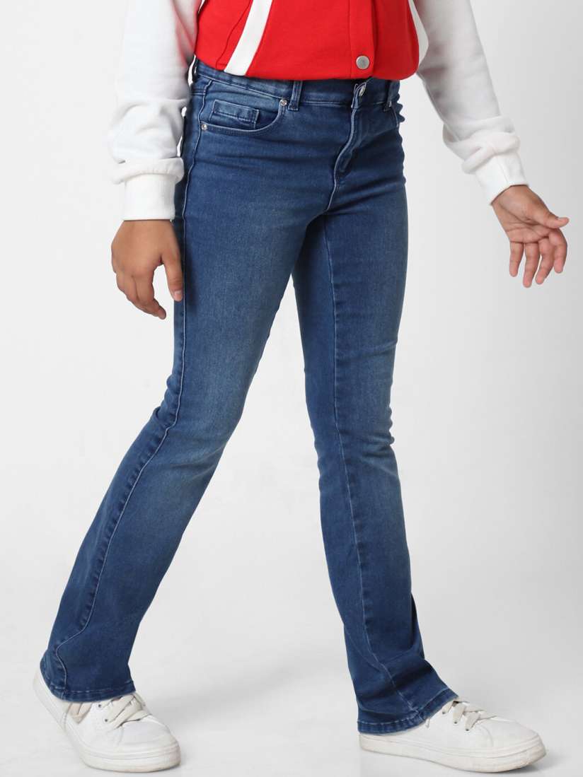Jeans for girls on myntra clearance