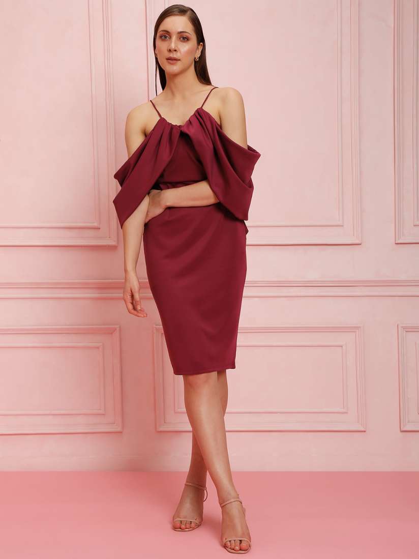 Buy Vero Moda Marquee Collection Women Purple Wrap Dress Dresses for Women 20213962 Myntra
