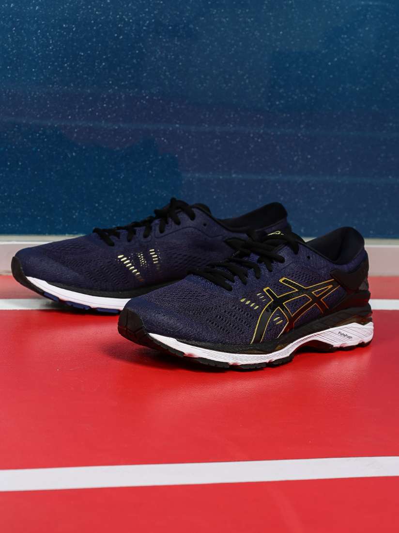 Mens asics gel kayano navy blue top