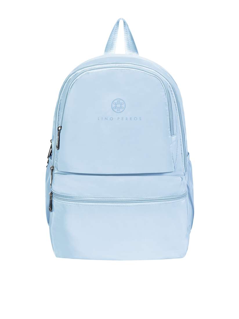 Buy Lino Perros Women Blue Solid Backpack 28 Litres Backpacks for Women 20215856 Myntra