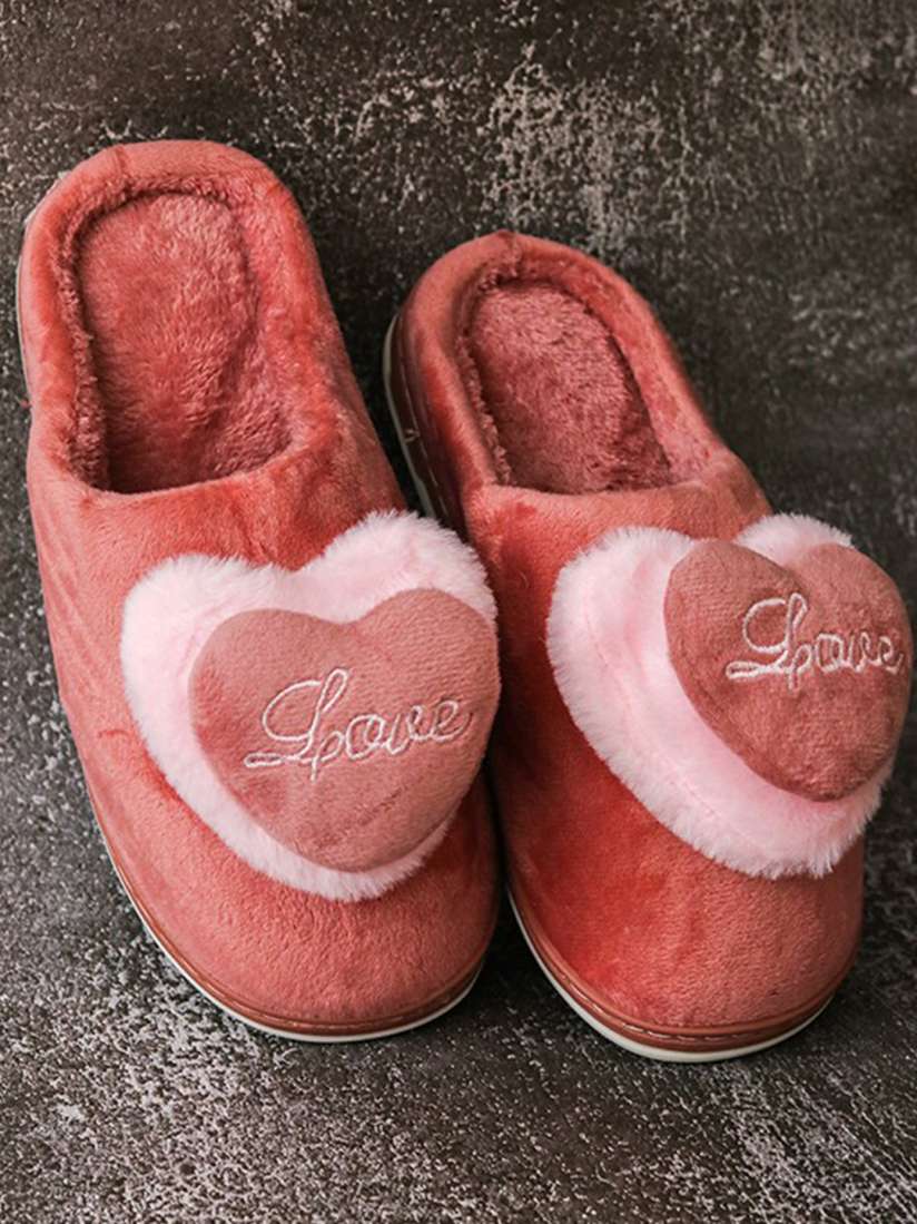 Buy Brauch Women Pink Dual Love Heart Room Slippers Flip Flops for Women 20218446 Myntra
