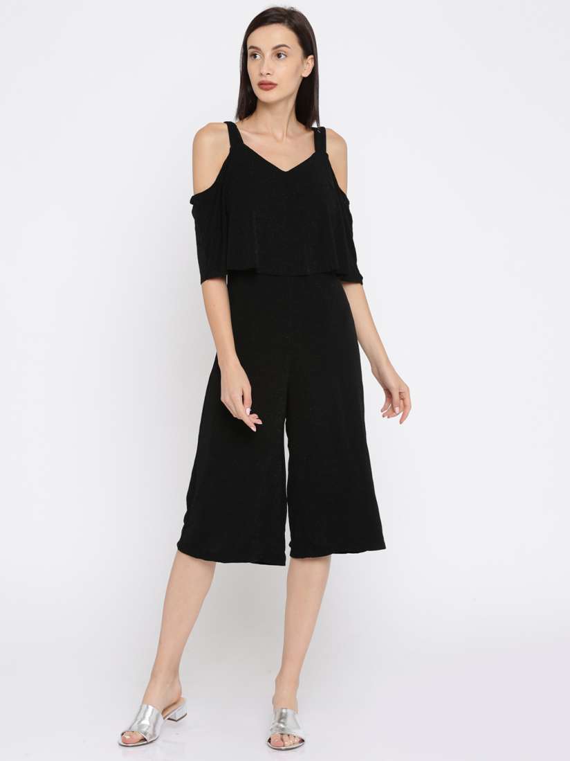 Buy ONLY Black Culotte Jumpsuit Jumpsuit for Women 2022421 Myntra