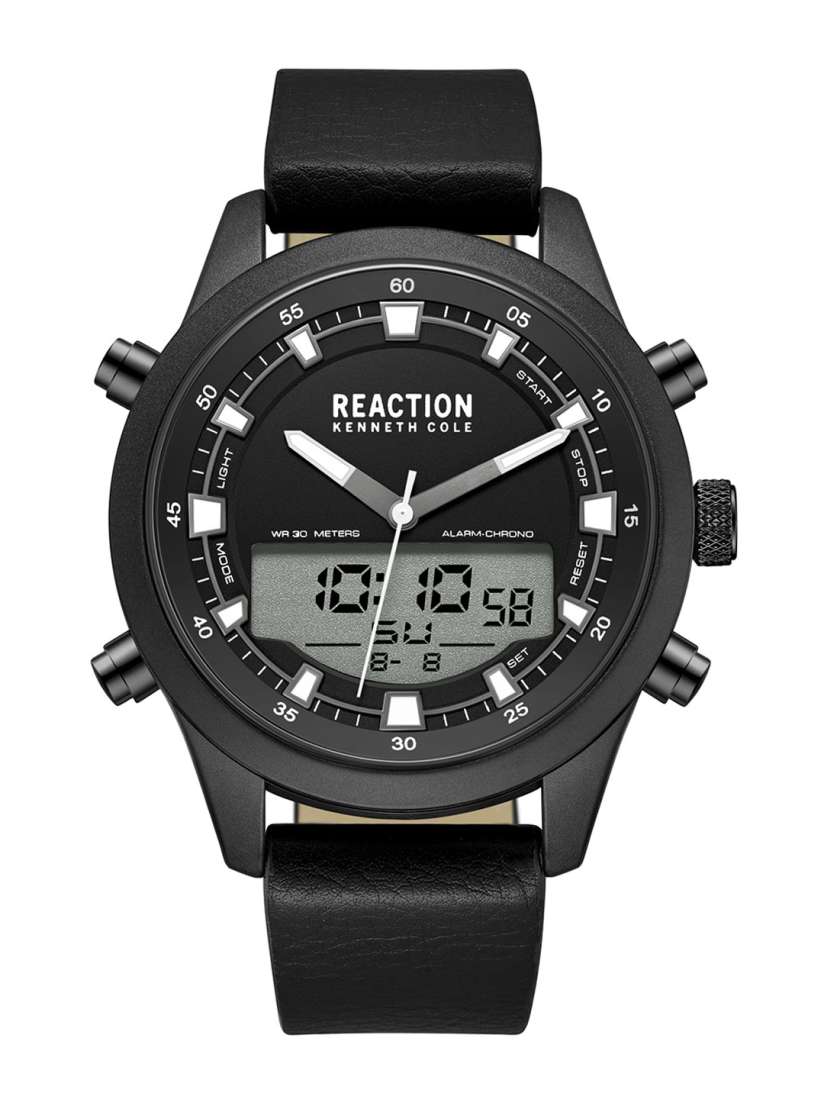 Kenneth cole reaction watch leather strap cheap