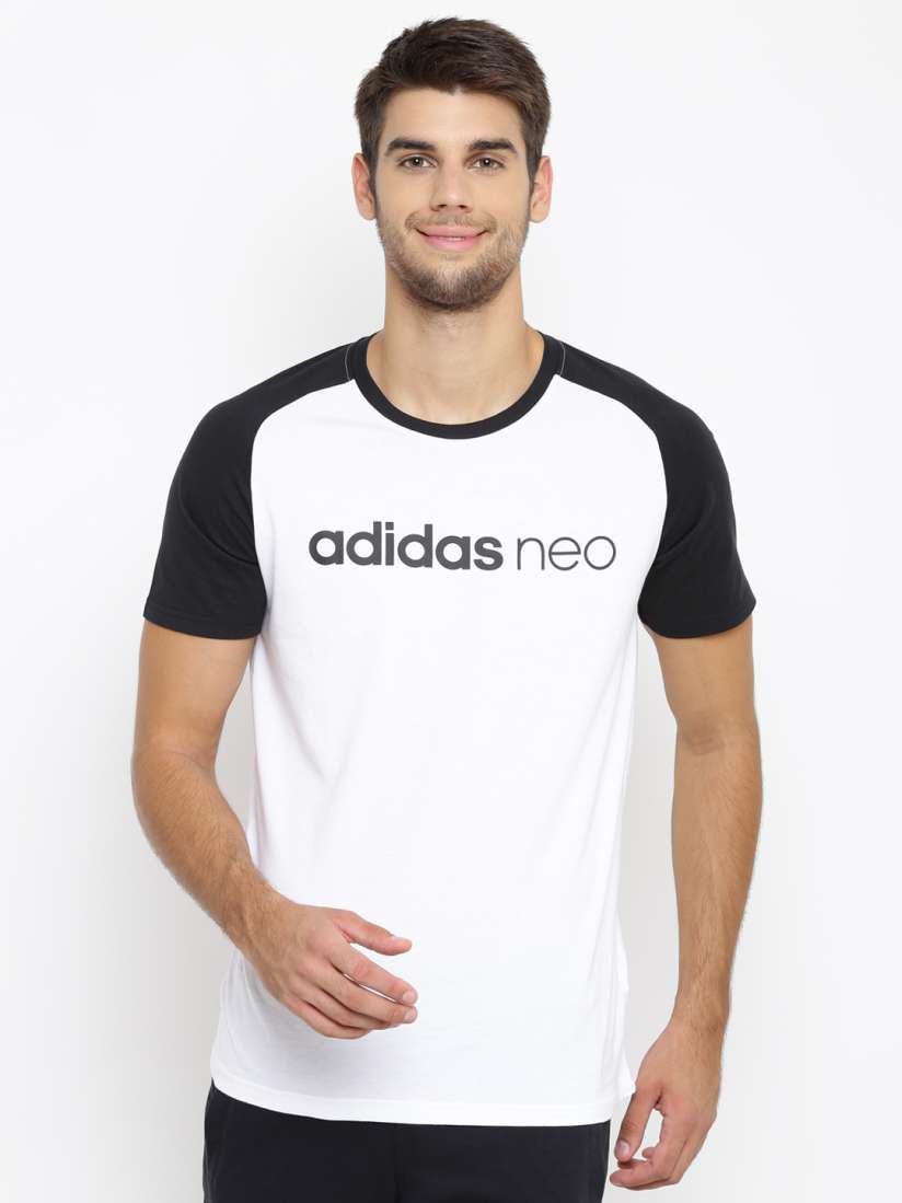 Buy ADIDAS NEO Men White CE R Printed Round Neck T shirt Tshirts for Men 2022783 Myntra