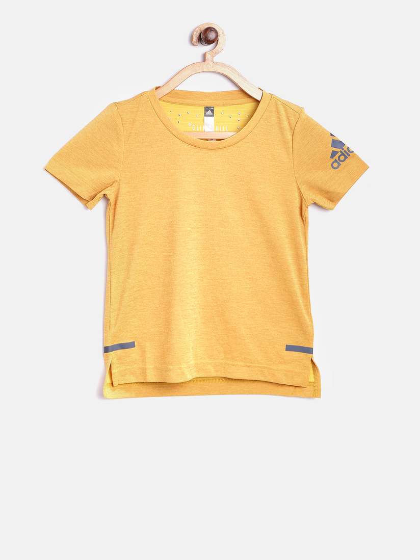 mustard adidas top