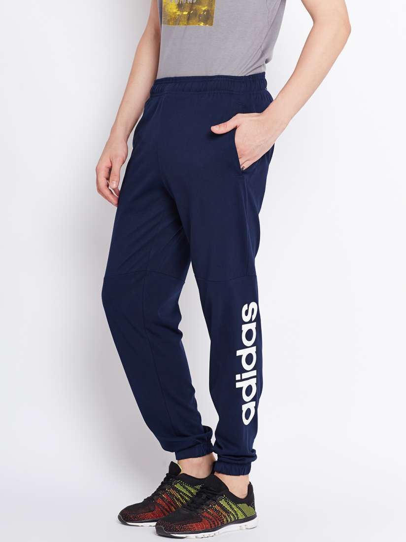 Adidas essentials linear logo pants men's top