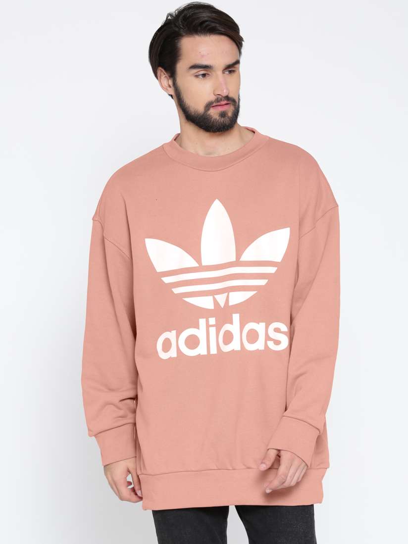 Pink adidas sweater shop