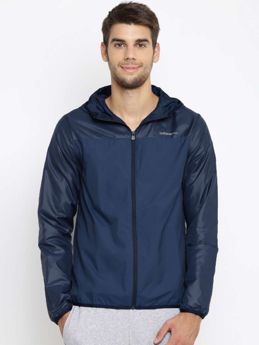 Buy ADIDAS NEO Men Blue CE ADINEO WindBreaker Solid Hooded Windcheater Jacket Jackets for Men 2023123 Myntra